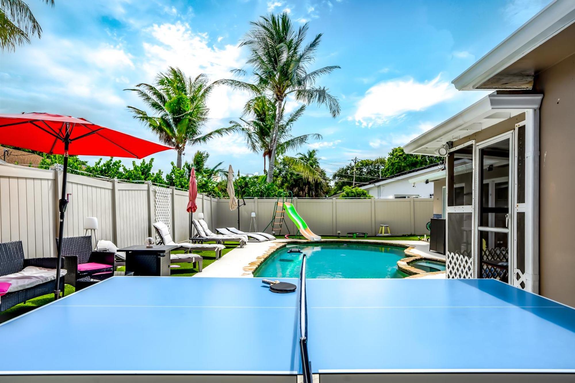Vip Luxury Great Salt Water Pool- By The Beach Delray Beach Exterior foto